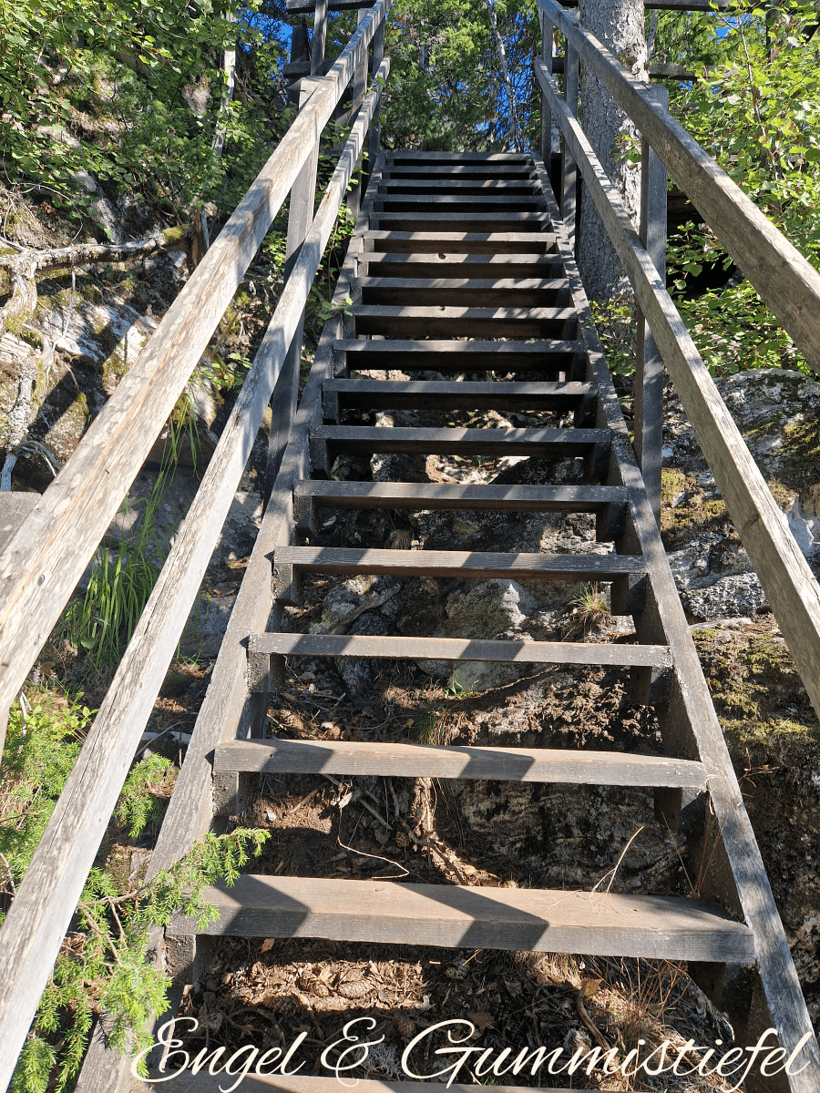 Älgafossen Treppe