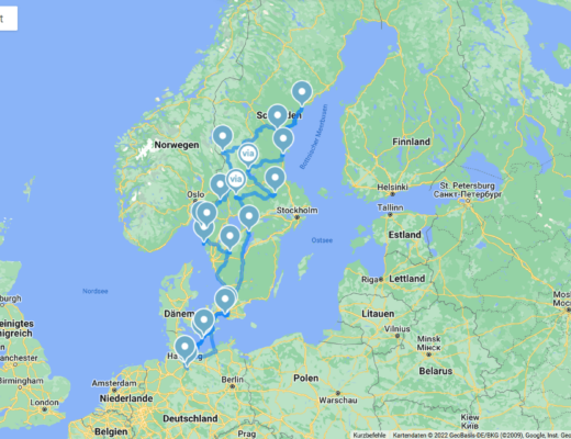 Karte Schwedentour Komplett